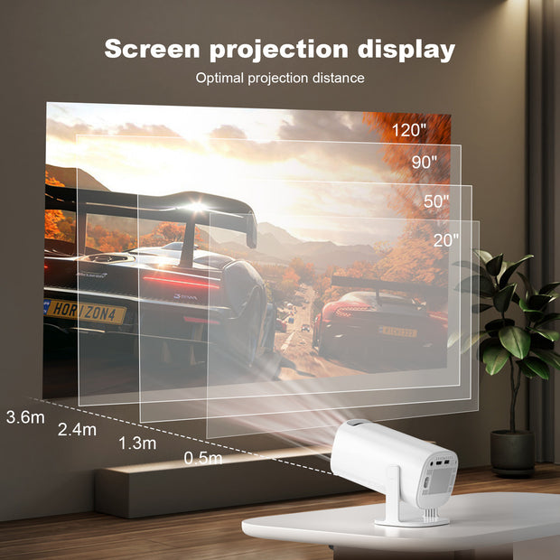 1080p Projector Mini Household 4K